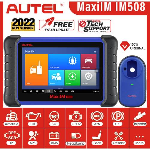 New Autel MaxiIM IM508 IMMO Key Programming Auto Daignostic Tool, IMMO OBD2 Key Programming IM508 ECU OBD2 Car Diagnostic Tool