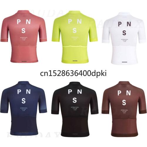 PNS 2020 Short Sleeve Men Cycling Jersey MTB Road Bike Jersey Stripes Breathable Mountain Bicycle Jersey Maillot Ciclismo