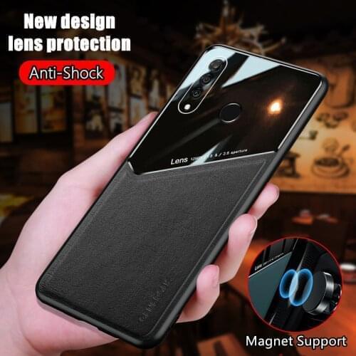 Lens Leather Case For Honor 9X Premium 20 10 Lite X10 8X Max Pro Soft Thin Silicone Case Cover For Honor 30 Pro 30S 20S Funda
