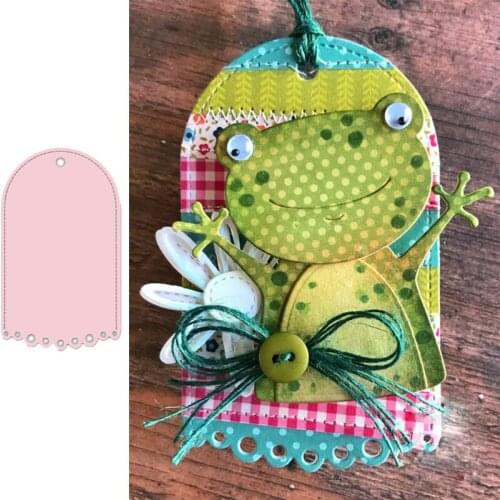 Metal Cutting Dies Whimsical Scalloped Tag Stencils for DIY Scrapbooking Album Stamp Card Embossing New 2019 Die Cut