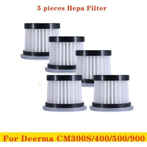 5 pieces Hepa Filter Replacement Spare parts For Deerma Anti-Dust Mites Removal Instrument CM 300 / CM300S / 400/500 / 900