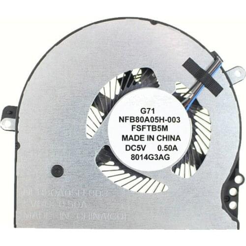 New original for HP pavilion 15-CC701TX 707TX 708TX 725TX fan cooler NFB80A05H-003 FSFTB5M