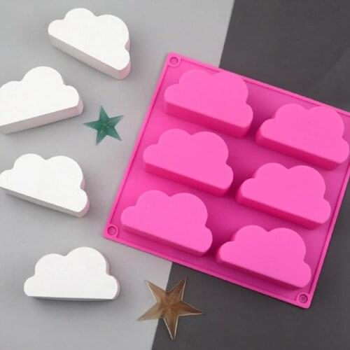 Cloud Shape Silicone Molds For Chocolate Candy Gummy Gelatin Jello Jelly Baking Mousse Mold Ice Cube Mould Cake Decoration Tool
