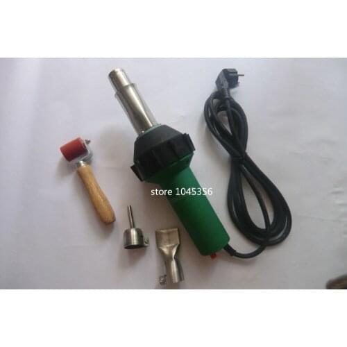 Hot air plastic welding gun 110V/220V 1600W+ 40mm flat nozzle +Roller free tools for plastic welding torch /plastic welder gun