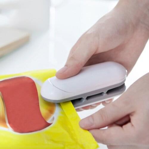 Portable Household Mini Heat Sealing Machine Sealer Impulse Plastic Poly Bag Not Battery Home Package Resealer Heat Sealer