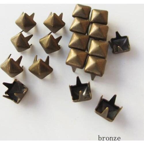 500 Pcs/Batch Of 4mm Square Four Claw Rivet Buckle Handmade Leather Crafts Decoration Accessories