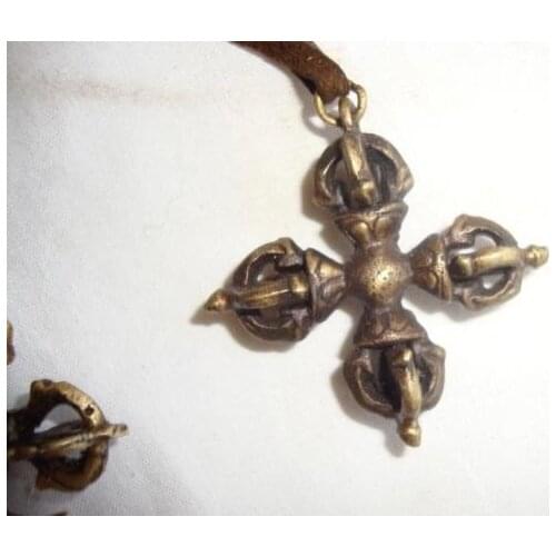 Tibet auspicious copper vajra jewelry /accessories ,ward off evil spirits, free shipping