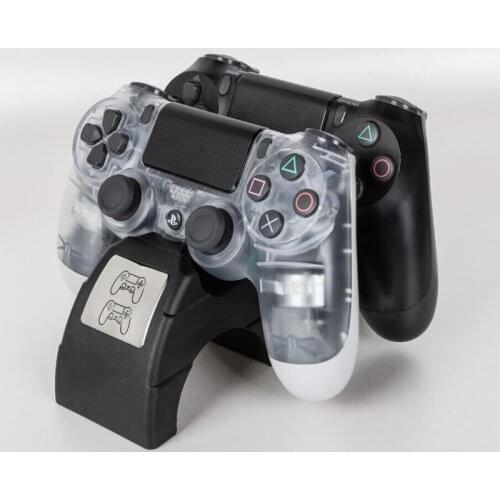 USB Dual Gamepad Charger Wireless Game Controller Dock Power Supply Charging Station Stand for Playstation4 PS4SLIM/PRO Joystick