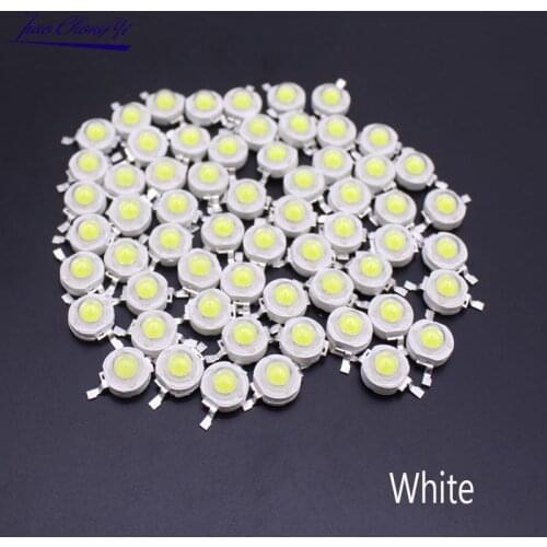 10-1000Pcs LED COB Lamp Chip 1W 3W 3.2-3.6V Input 100-220LM Mini LED Bulb Diode SMD For DIY LED Floodlight Spotlight Downlight