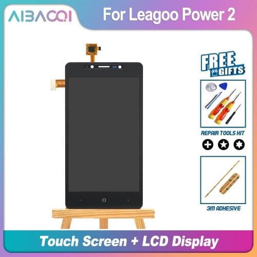 AiBaoQi Brand New 5.0 Inch Touch Screen+1280x720 LCD Display Assembly Replacement For Leagoo Power 2 Phone