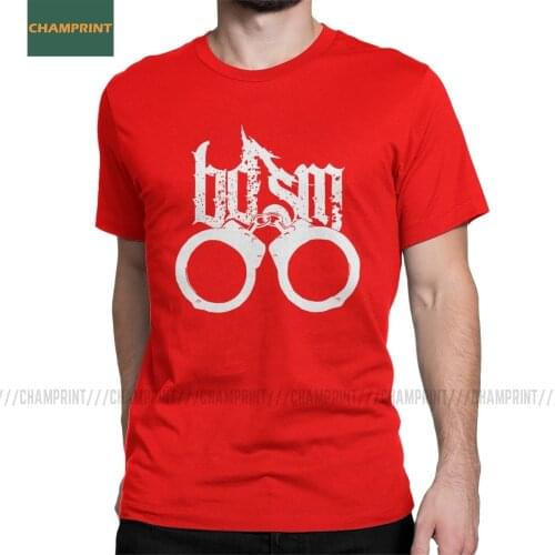 BDSM T Shirts for Men Cotton Funny T-Shirt Dominant Submissive Slave Play Master Sexy Sub Tee Shirt Short Sleeve Plus Size