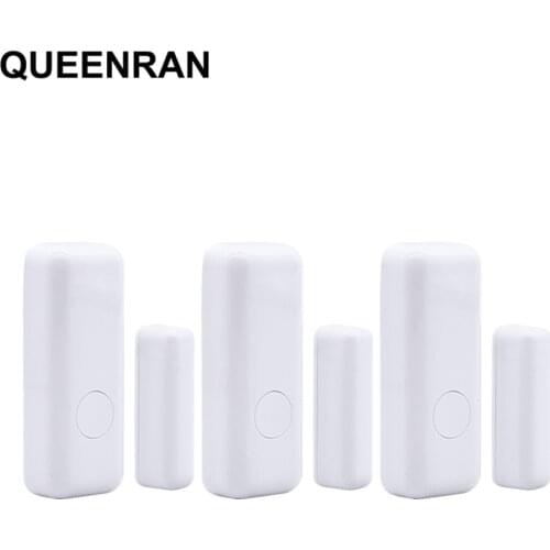 3pcs Wireless Door Window Magnet Sensor Detector For 433MHz WIFI GSM Alarm System For Smart Home Security Door Window Opening