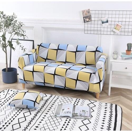 Corner Sofa Cover Elastic Sofa Slipcover for Living Room Sectional Sofa and Couch Covers Need 2PCS Cases Funiture Slipcover