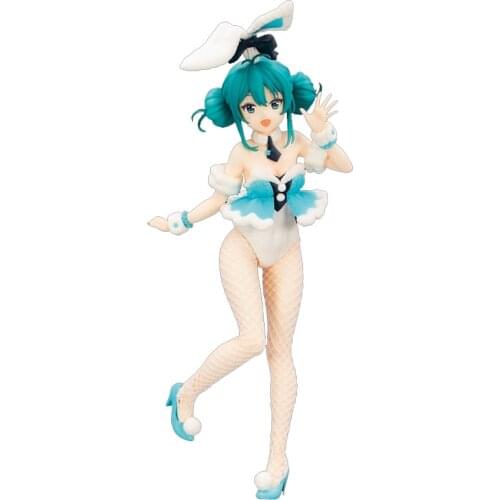 Cuteanime 100% Original FuRyu Miku BiCute Bunnies Figure PVC Action Model Toys Anime Girl Figure Action Figure