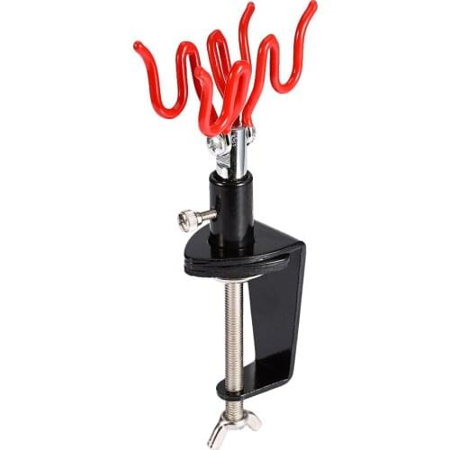 Paint Spray Gun Kit Hold Airbrush Holder Painting Airbrush Sprayer Electric Gravity Stand Power Tools Clamp on Table