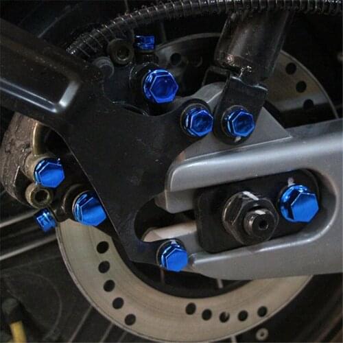 30 Pcs/set Motorcycle Screw Nut Bolt Stopper Decoration 5 Sizes Motorcycle Ornamental Moldings Screw Cap