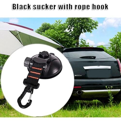 Outdoor Suction Cup Hook Multi-purpose Hook Reusable Camping Accessories for Awning Tent Car Cover can CSV