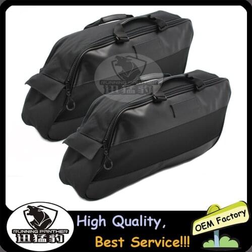 One Pair Saddlemen Black Large Saddlebag Liner Bag for 1993-2013 Harley FLH FLTR FLHX FLTCU