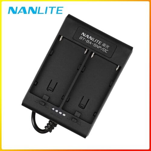 Nanlite BT-BA-SNP/DC 15V NP-F Series Battery Adapter With DC Socket for Forza60 LitoLite 28F