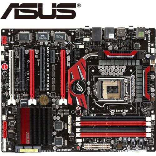 Asus Maximus III Formula Desktop Motherboard P55 Socket LGA 1156 i3 i5 i7 DDR3 16G ATX UEFI BIOS Original Used Mainboard On Sale