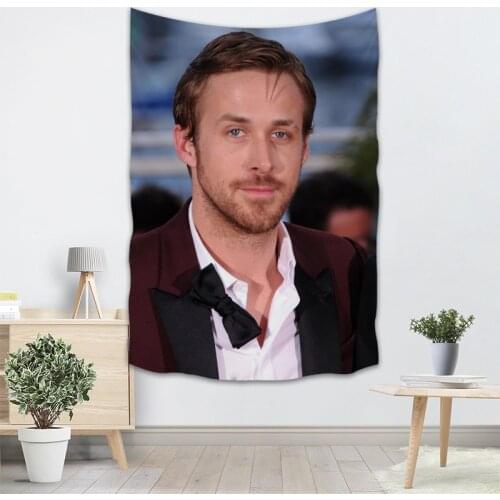 New Ryan Gosling Tapestry Wall Hanging Home Decor Fashion Colorful Decor Printed Tapestry Bedroom Carpet Bed Sheets 0511