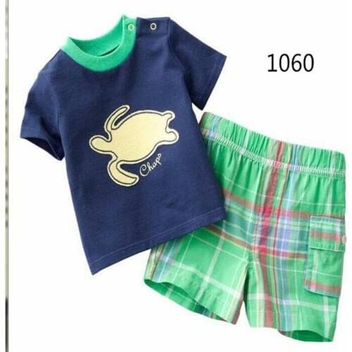 New Family Style Children Pajama Sets Short Sleeve Cotton Kids Pijamas Suits 2-7Y Sleepwear Nightwear Boys Girls Pyjamas Home