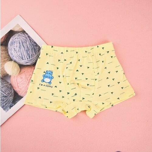 Finney flat trousers boys pure four-corners childrens underwear men and women baby boy childrens big childrens shorts