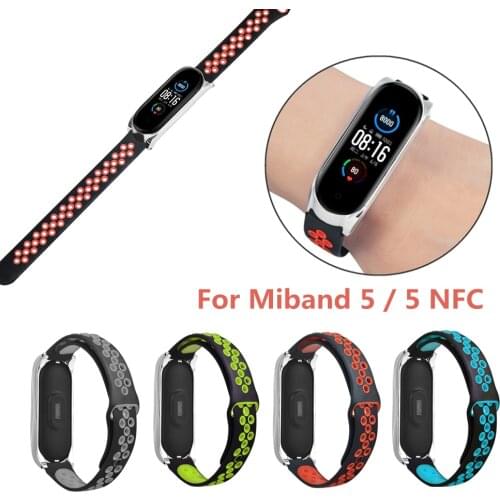 Strap for xiaomi mi band 5 Breathable Sport Replacement Women & Man Bracelet mi band 5 ремешок correa mi band 5