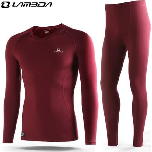LAMEDA Sport Thermal Underwear Cycling Base Layer Outdoor Keep Warm Winter Long Sleeve Clothing