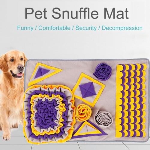 High Quality Polyester Pet Dog Snuffle Mat Pet Dog Snuffle Feeding Mat Activity Blanket Feeding Mat For Dog Release Stress