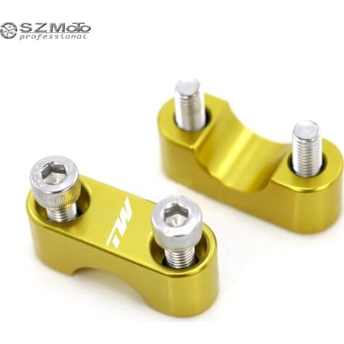 Handlebar Clamp Cover For YAMAHA TW200E TW200 TW225E TW 200 200E 225E TRAILWAY 1990-2018 Motorcycle CNC Bar Top Clamping