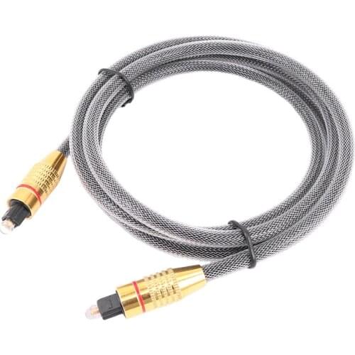 1pc 1M-3M Digital Audio Optical Cable SPDIF Cord Fiber Audio Cable for TV CD DVD PS3 Xbox
