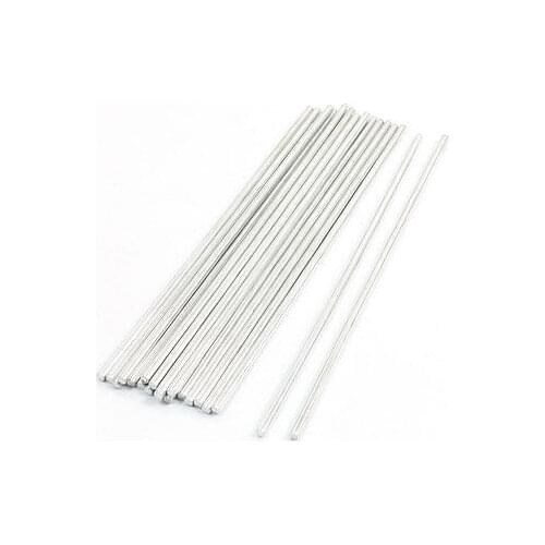 100mm x 2mm Stainless Steel Round Rod Bar 20 Pcs for RC Helicopter Model