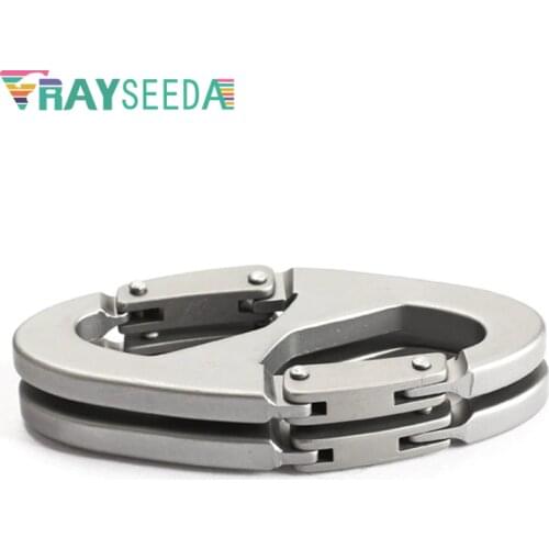 Rayseeda Aluminium Alloy 8-Shape Climbing Carabiner Quickdraw High Quality Durable Snap Clip Hook Mountaineering Climbing Buckle