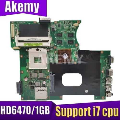 Akemy K42JR REV 4.1 Motherboard For ASUS K42JZ K42JE k42JK X42J A42J A40J K42JY Laptop Mainboard HD6470/1GB Support i7 cpu