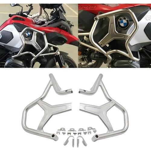 For BMW R1200GS lc ADV 2014-2018 Adventure r 1200 gs EXTENSIONS UPPER CRASH BAR Bumper Stainless Steel Tank Guard Protector