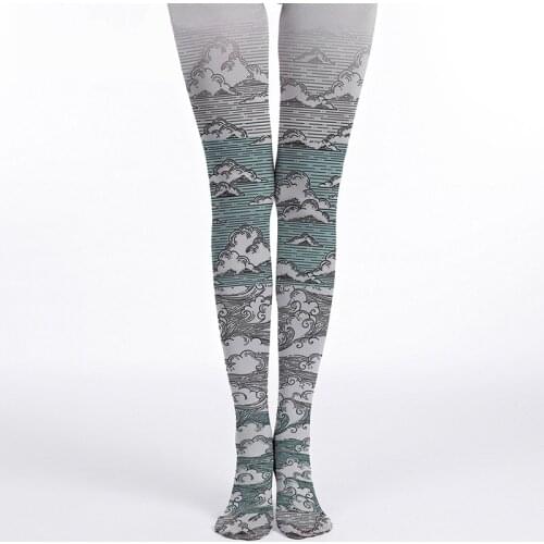 Blue Sky And White Clouds Print Youth Girl Tight Dropship And Bulk