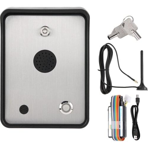 GSM Audio Intercom For Single House Door And Gate Opener Access Controller Power Input For Home Safety Security