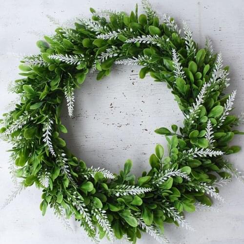 Artificial Wreath Simulation Lavender Garland Hanging Pendants Wedding Shooting Props Household Window Door Decoration for Home