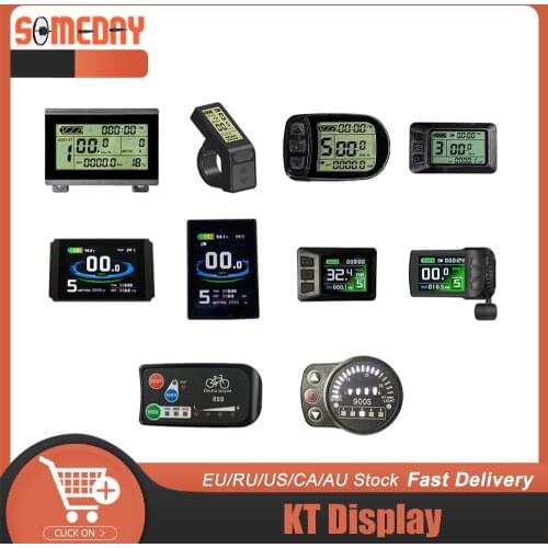 SOMEDAY Electric Bicycle KT Display LCD3/LCD3U/LCD4/LCD5/LCD6/LCD6U/LCD7U/LCD8H/LCD8S/LED880/LED900S 36V/48V/72V For E-bike
