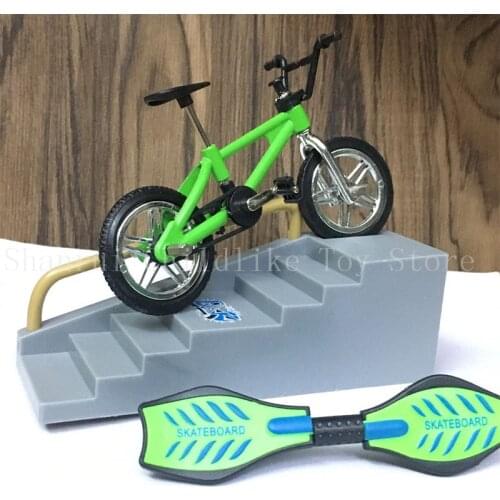 Hot Sale Mini Scooter Two Wheel Scooter Childrens Educational toys metal mini finger bikebicycle model toys for boys