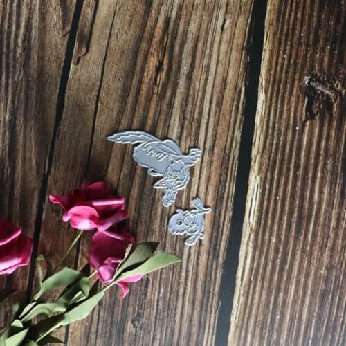 Metal Cutting Dies For DIY Scrapbooking Animal Tiger Chick Frame Album Decorative Embossing Craft Dies Cut