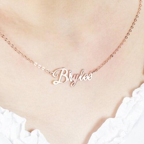 Birthday stone personalized name necklace, personalized name jewelry, personalized birthday gift, gift for her, gift for mother