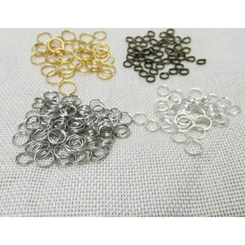 Jump Rings Double Loop cell lanyard connector Findings necklace clasp Dangle Decorations DIY Jewelry Making kit supplier clasp