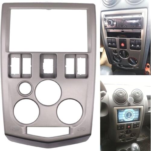 2Din Fascia Frame for Renault Logan Dacia Logan 2004-2007 fit for Renault dvd player Panel Plate Fascia Frame In Dash Mount Kit
