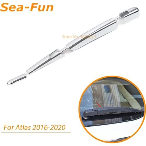 For Geely Atlas Emgrand NL-3 Proton X70 2016 - 2020 Rear Window Wiper Chrome Windshield Wipers Trim Cover Car Accessories