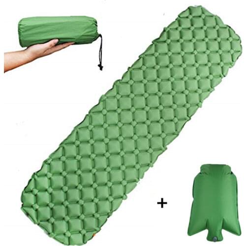 Ultralight Mattress Air Mat with Inflatable Bag Inflatable Sleeping Pad Air Mattress Camping Sleeping Pad for Hiking Camping