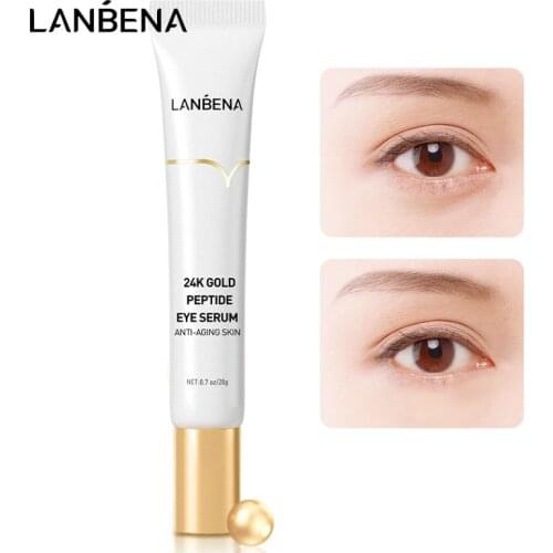 LANBENA 24 Gold Collagen Ampoule Serum Removes Melanin Lighten Dark Spots Whitening Firming Flexible Anti Wrinkle Anti Aging