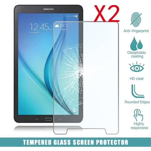 2Pcs Tablet Tempered Glass Screen Protector Cover for Samsung Galaxy Tab E 8.0 LTE 9H Tempered Glass Screen Protector Film