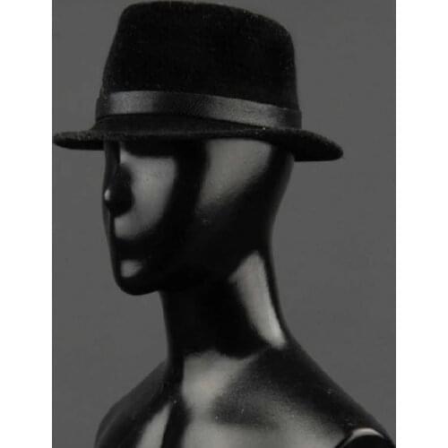 ZY5008 1/6 Male black Top Hat Soldier Hat Clothes Accessories Fit 12'' Action Figure Dolls In Stock